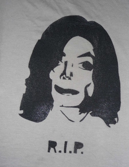 Michael Jackson tshirt Stencil